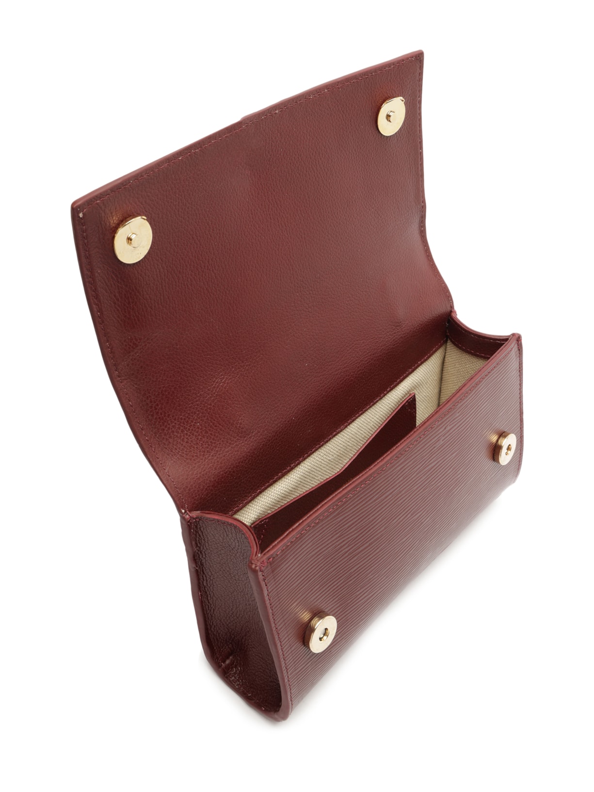 Bolsa Feminina Tiracolo Couro Abraccio Pequena Vinho Arezzo