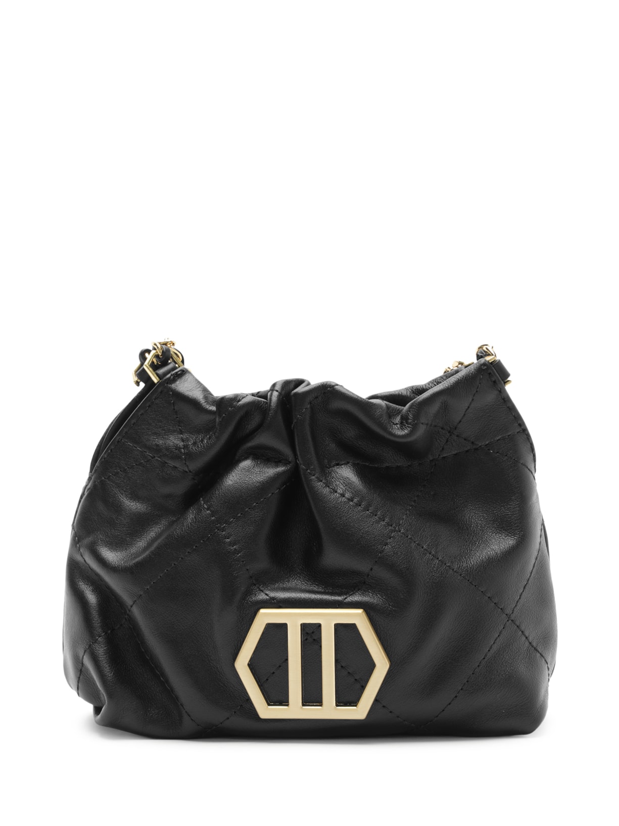Bolsa Feminina Tiracolo Couro Esther Pequena - Preto