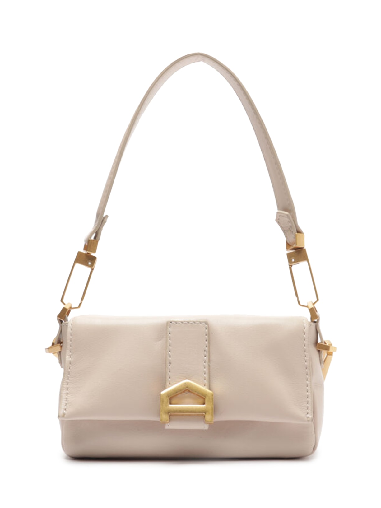 Bolsa Feminina Tiracolo Couro Gisele Pequena - Off White