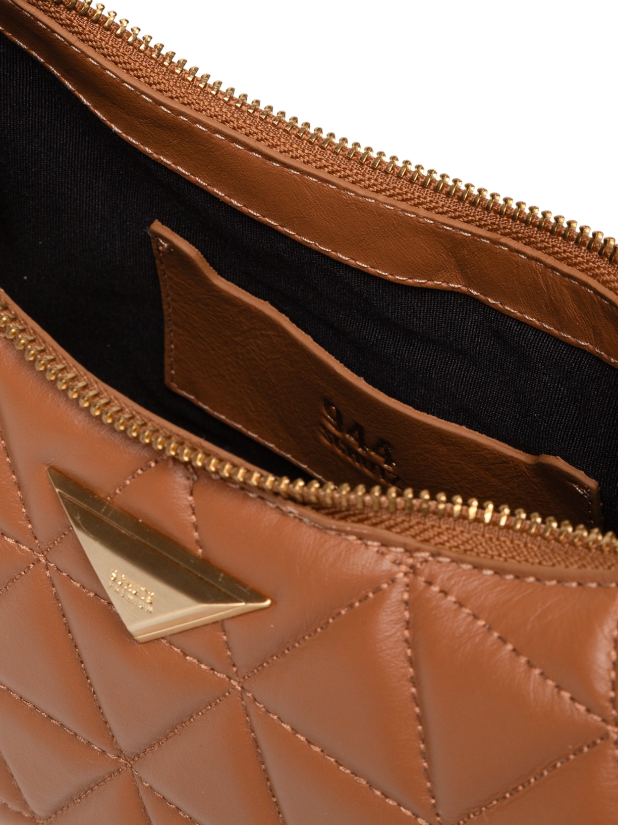 Bolsa Feminina Tiracolo Couro Matelassê Marrom Schutz