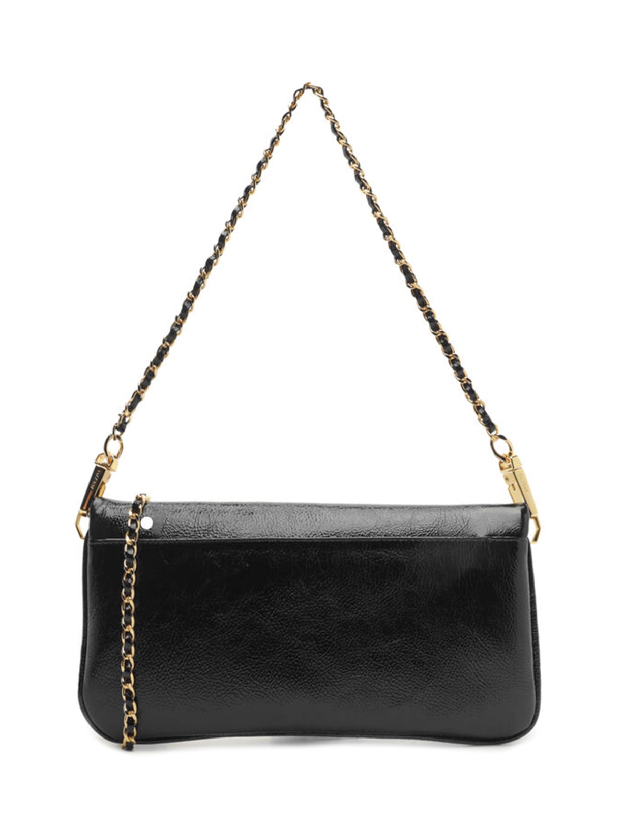 Bolsa Feminina Tiracolo Couro Média Dobrável Preto Arezzo