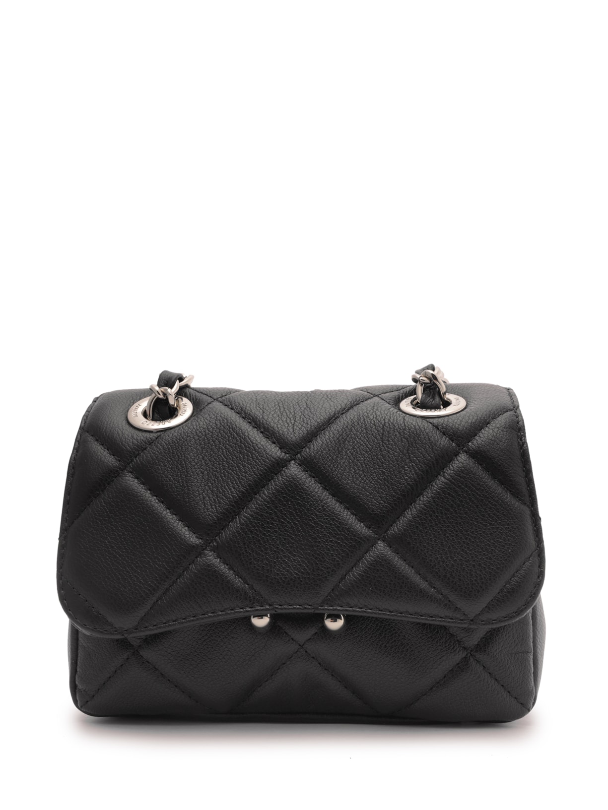 Bolsa Feminina Tiracolo Couro Mizz Pequena - Preto