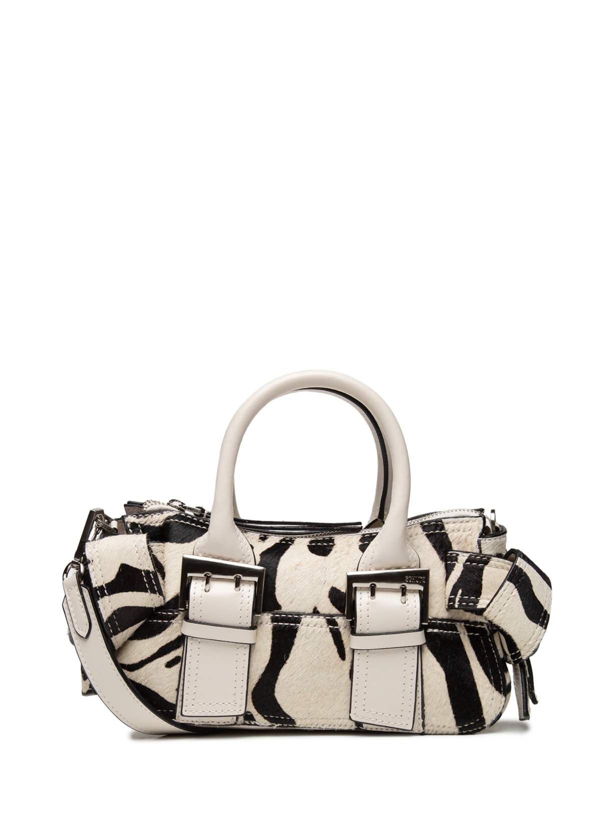 Bolsa Feminina Tiracolo Couro Pequena Animal Print Schutz