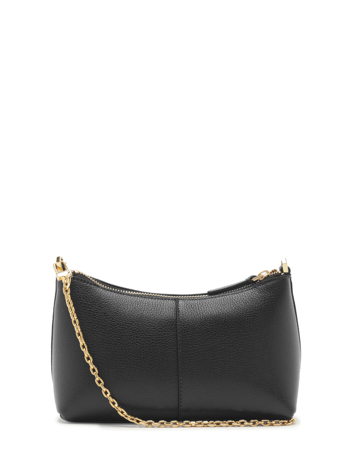Bolsa Feminina Tiracolo Couro Pequena Corrente Preto Arezzo