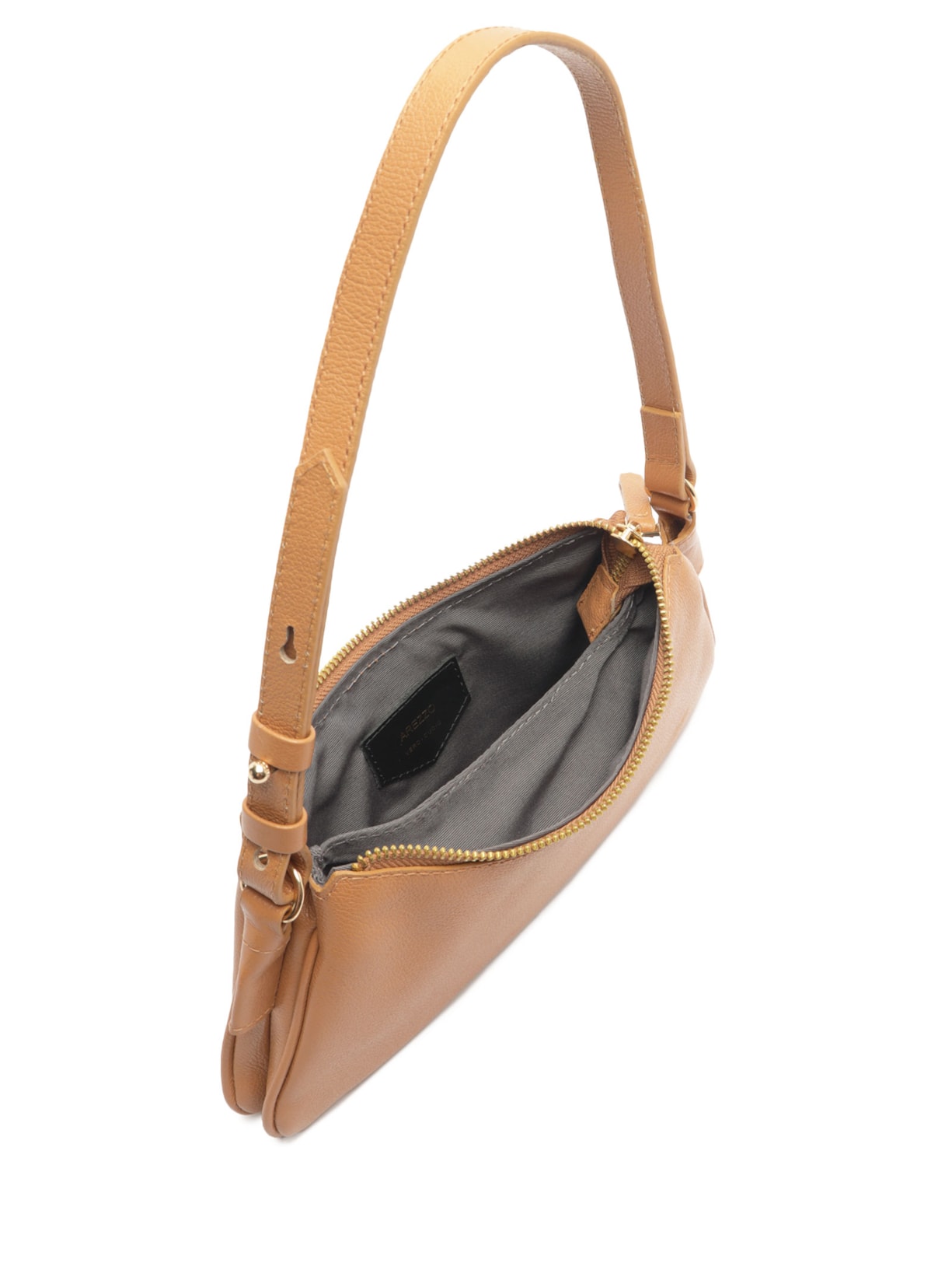 Bolsa Feminina Tiracolo Couro Pequena Marrom Arezzo