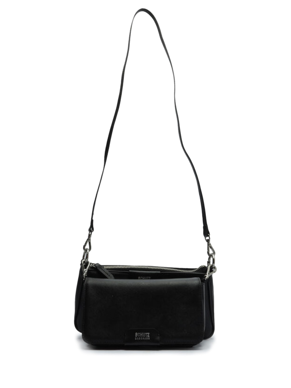 Bolsa Feminina Tiracolo Couro Preto Schutz