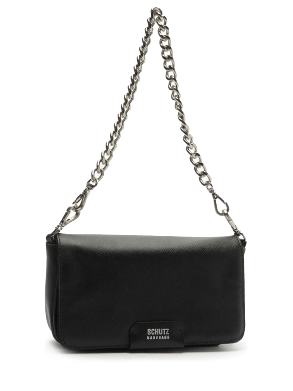 Bolsa Feminina Tiracolo Couro Preto Schutz