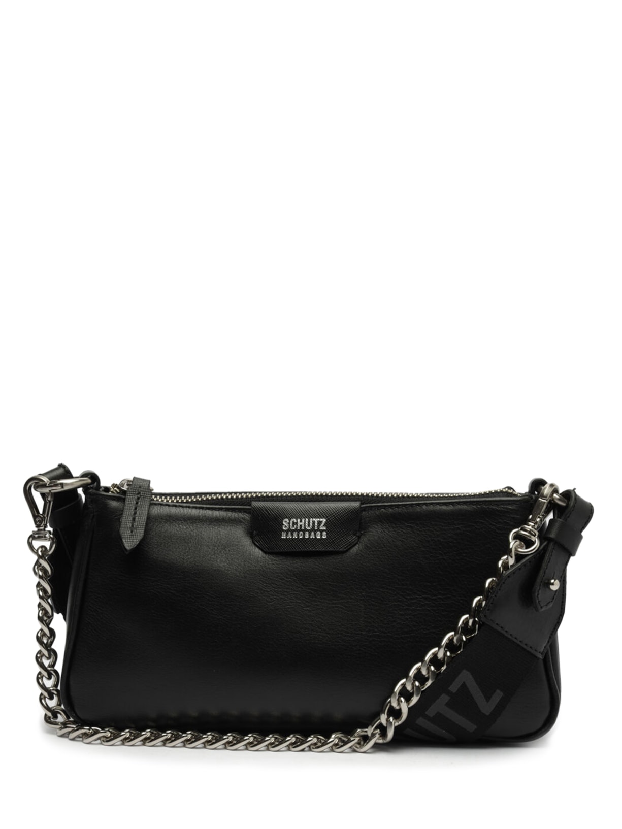 Bolsa Feminina Tiracolo Couro Preto Schutz