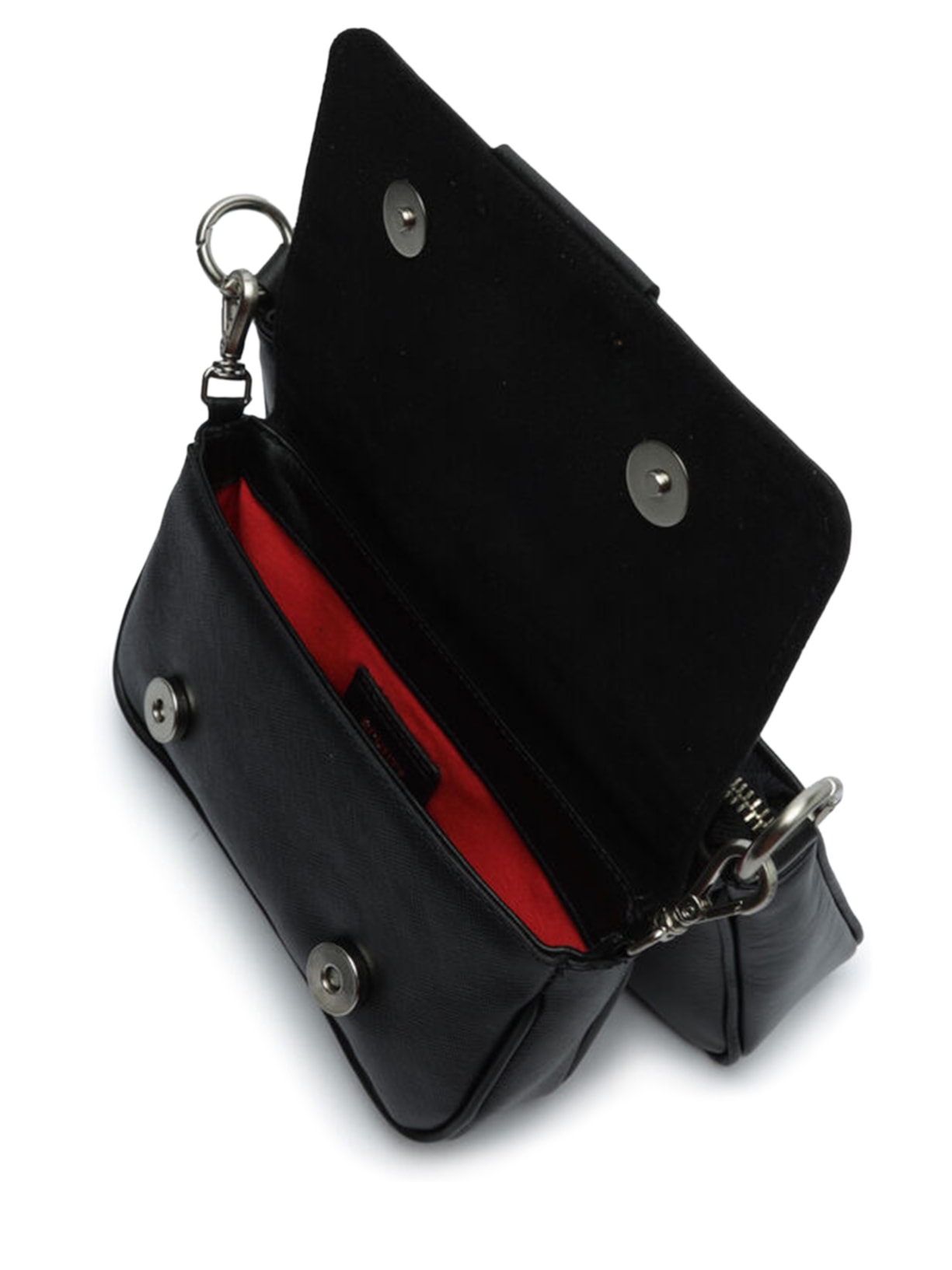 Bolsa Feminina Tiracolo Couro Preto Schutz