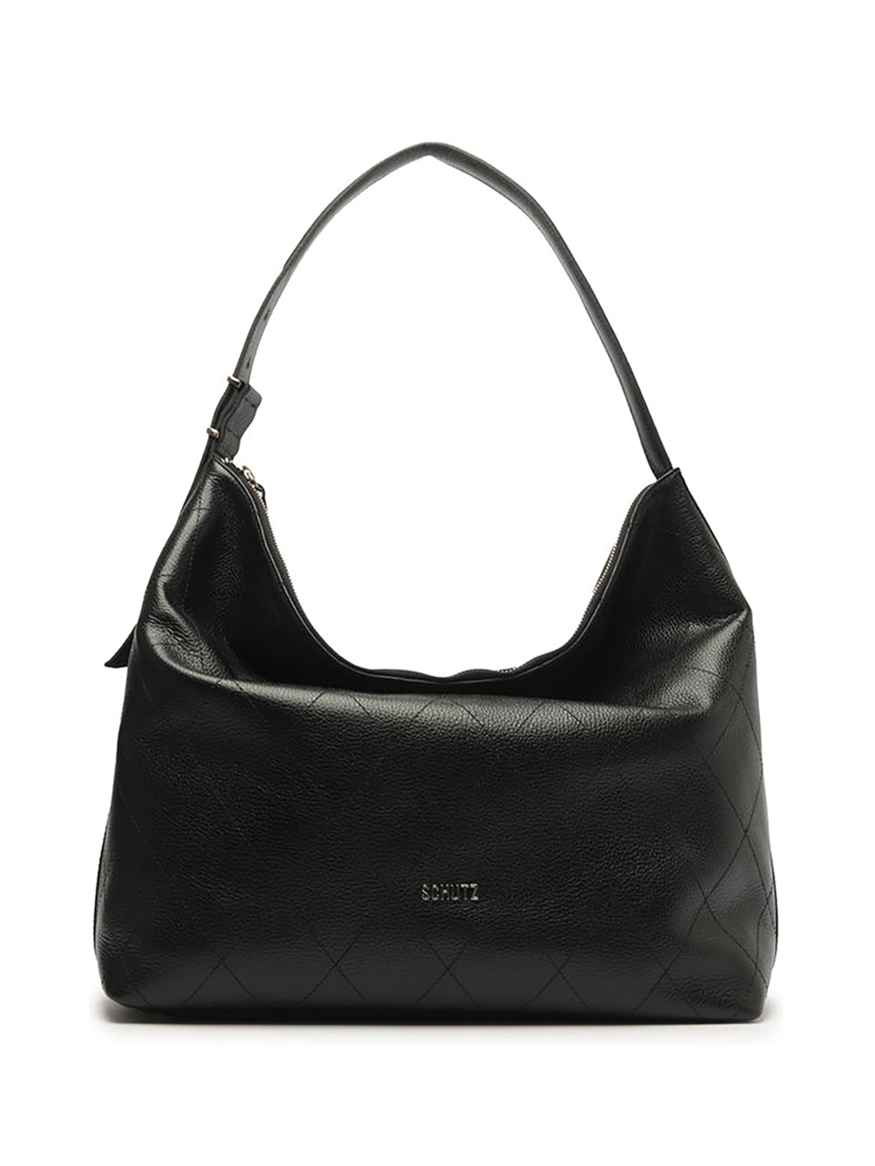 Bolsa Feminina Tiracolo Couro - Preto