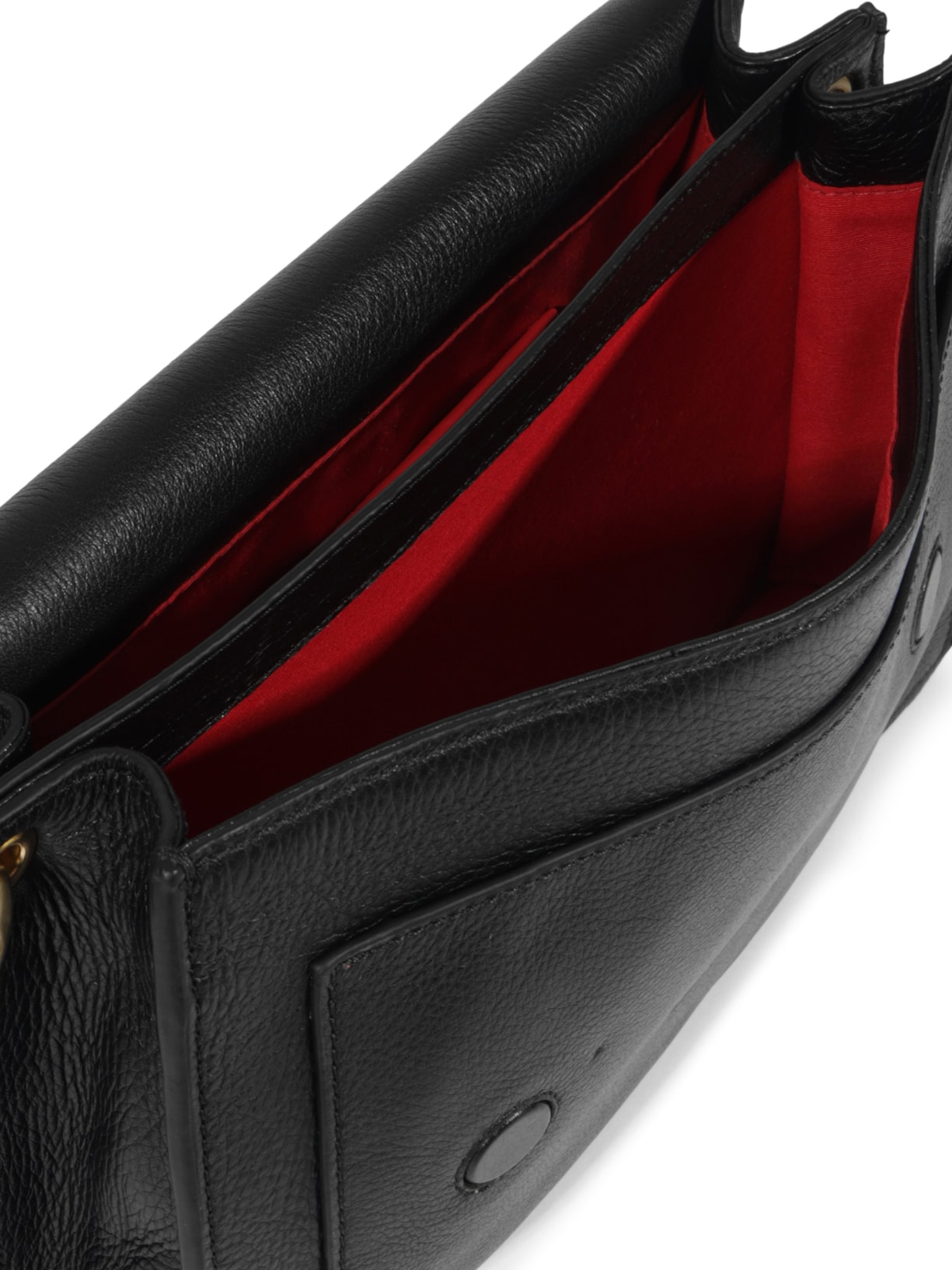 Bolsa Feminina Tiracolo Couro Preto Schutz