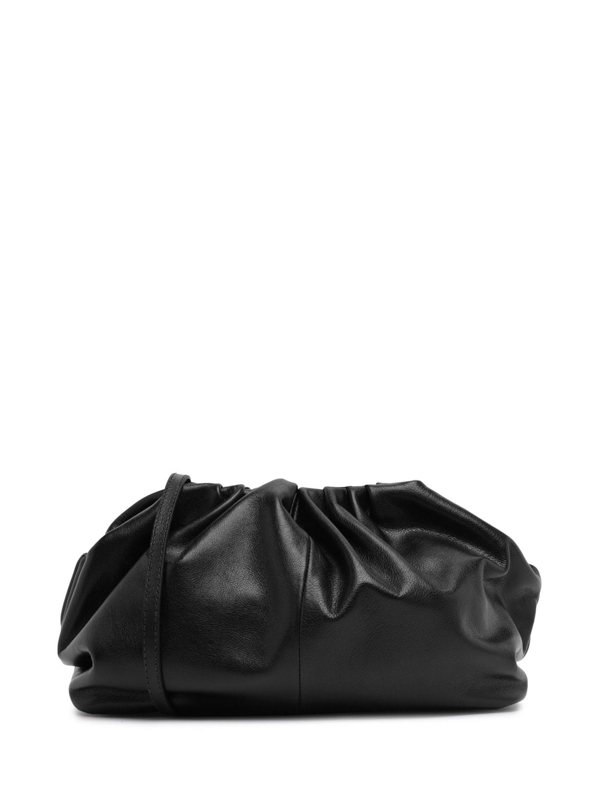 Bolsa Feminina Tiracolo Couro Smashed Média Preto Arezzo