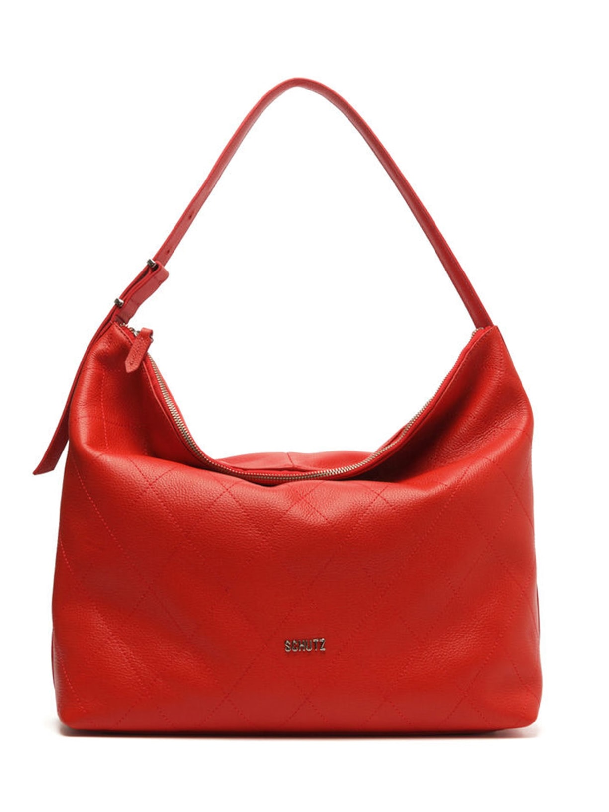 Bolsa Feminina Tiracolo Couro - Vermelho