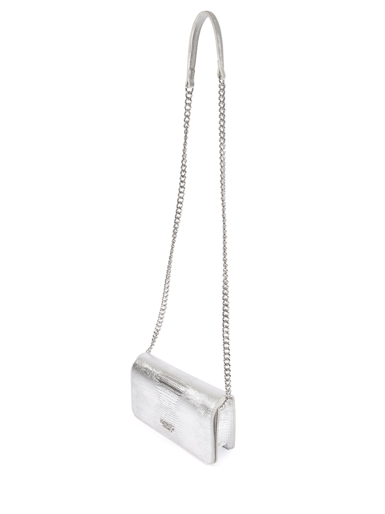 Bolsa Feminina Tiracolo Crossbody Sophia Pequena Prateado Schutz