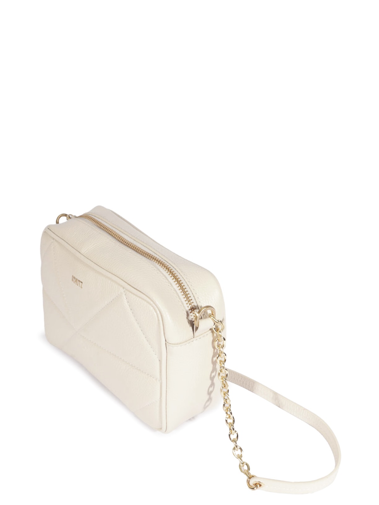 Bolsa Feminina Tiracolo Detalhe Alça Corrente Branco Schutz