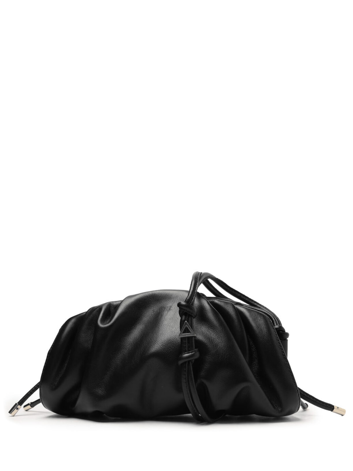 Bolsa Feminina Tiracolo Drapeada - Preto