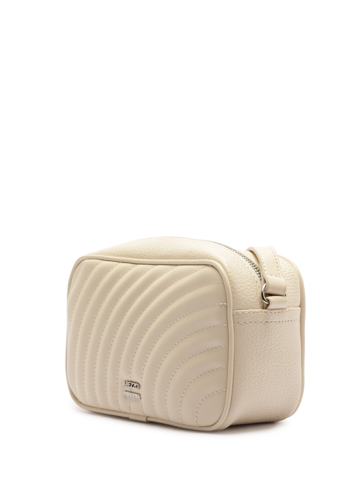 Bolsa Feminina Tiracolo Elisa Pequena Matelassê Branco Arezzo