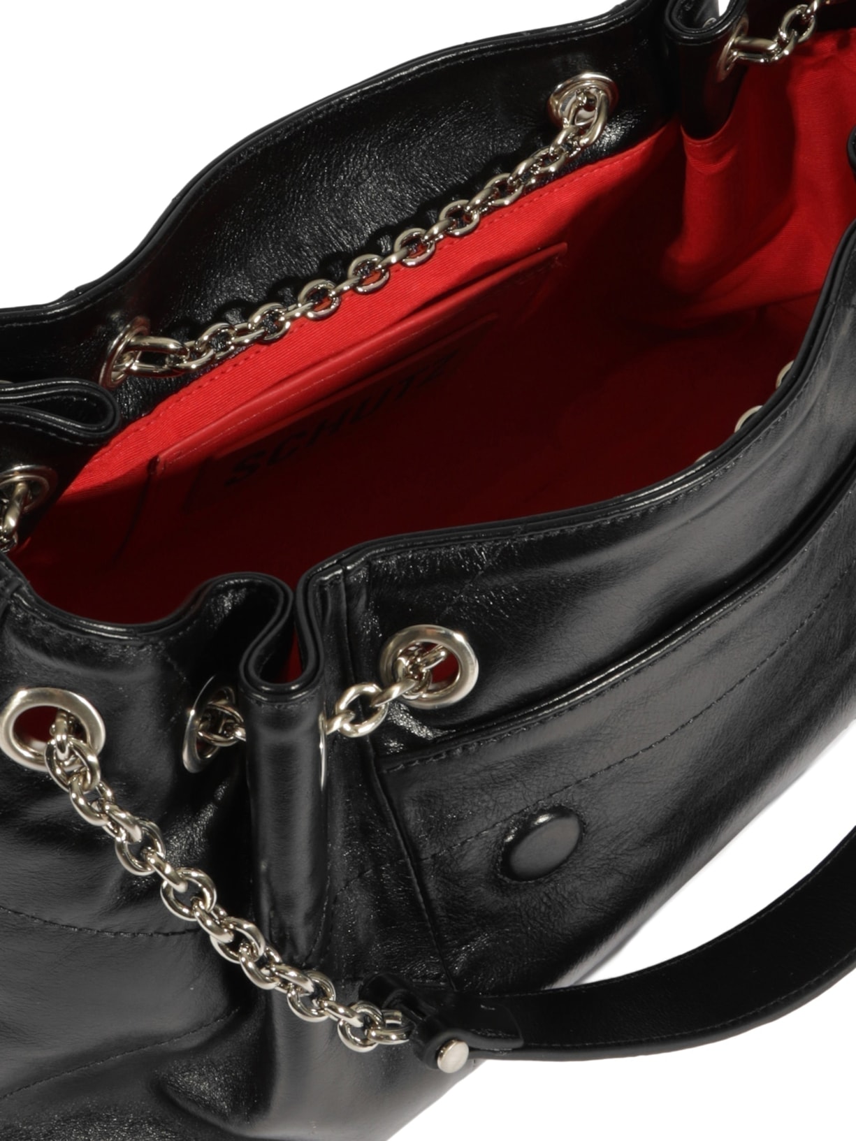 Bolsa Feminina Tiracolo Elodie Media Couro Preto Schutz