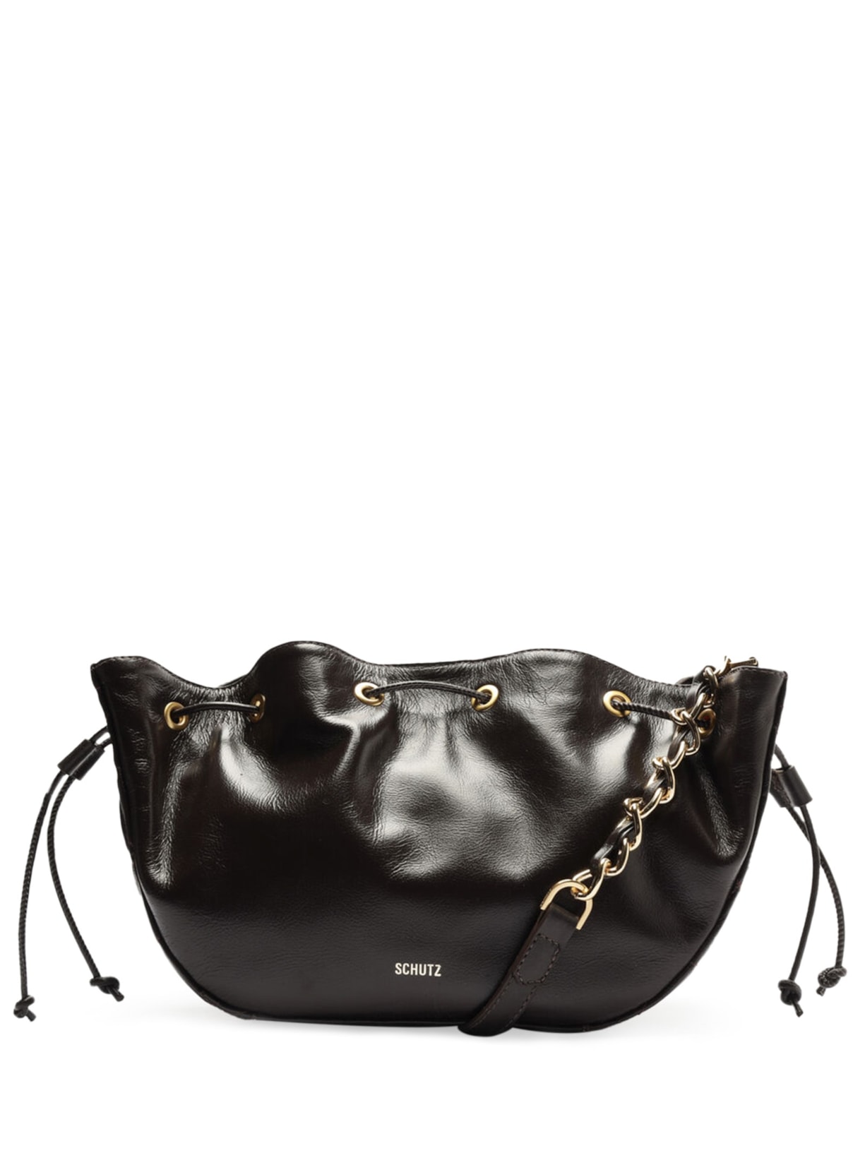 Bolsa Feminina Tiracolo Elvie Couro - Marrom