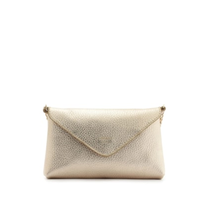 Bolsa Feminina Tiracolo Giorno Pequena Envelope - Dourado