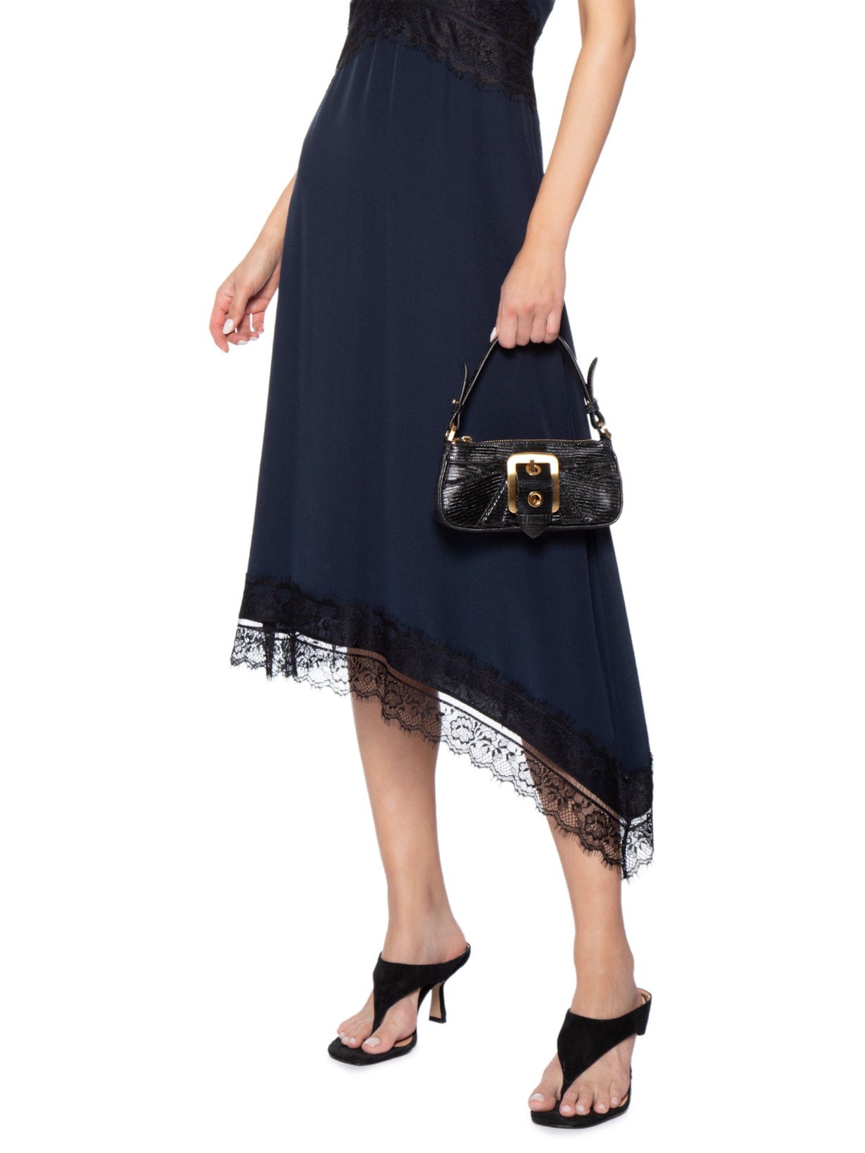 Bolsa Feminina Tiracolo Giulia Mini Pequena Preto Vicenza