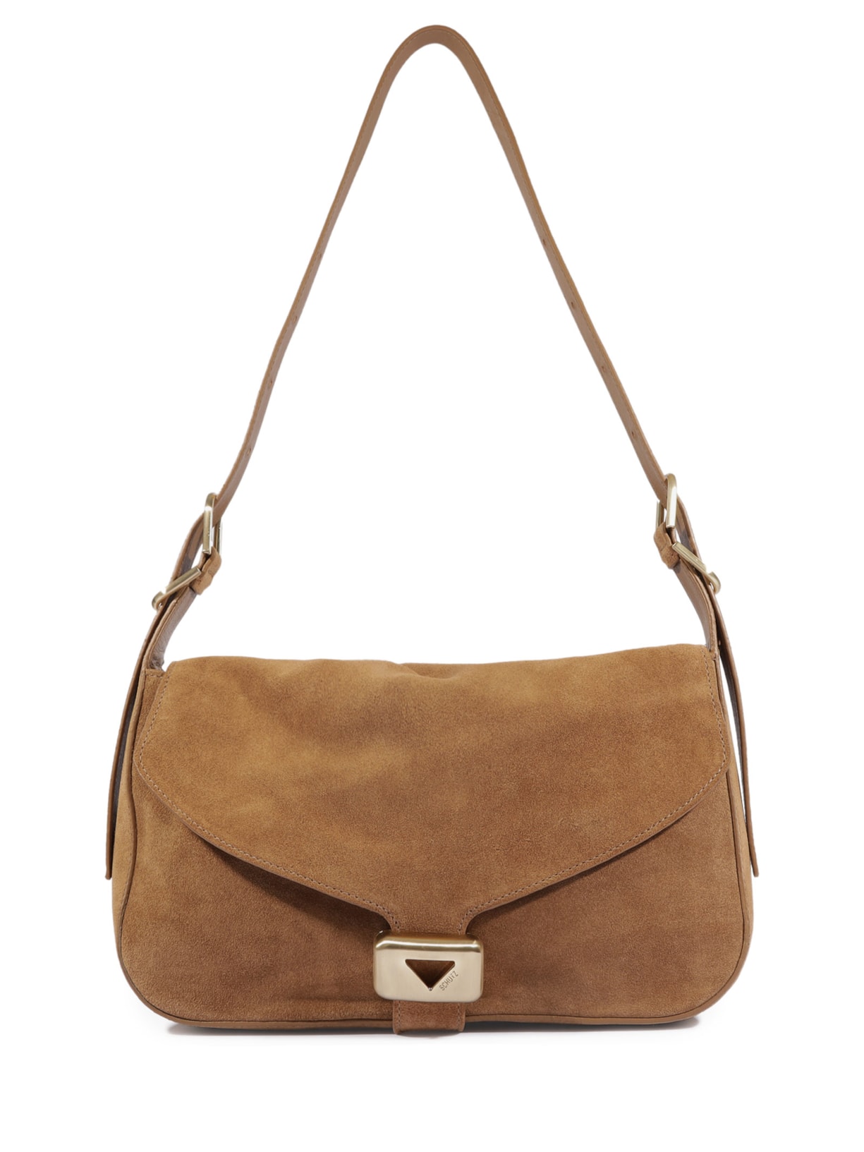 Bolsa Feminina Tiracolo Harlow Média Couro - Marrom