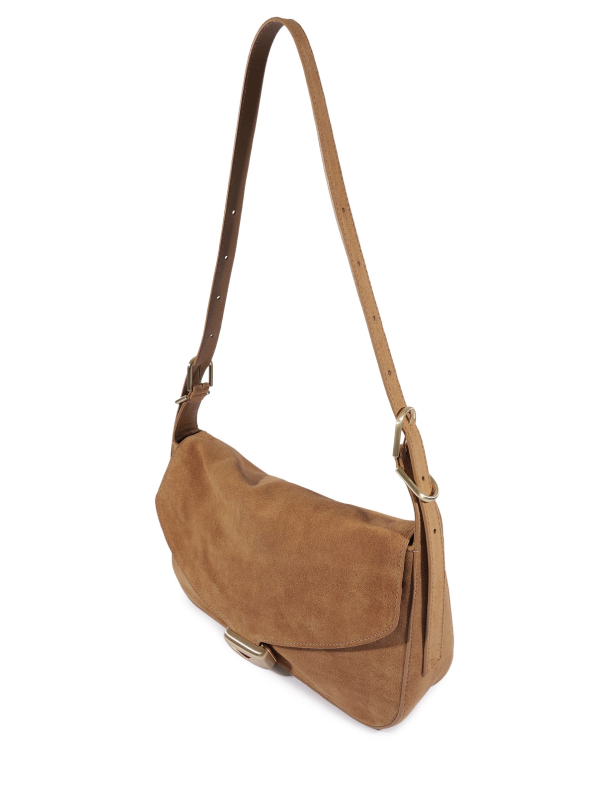 Bolsa Feminina Tiracolo Harlow Média Couro Marrom Schutz