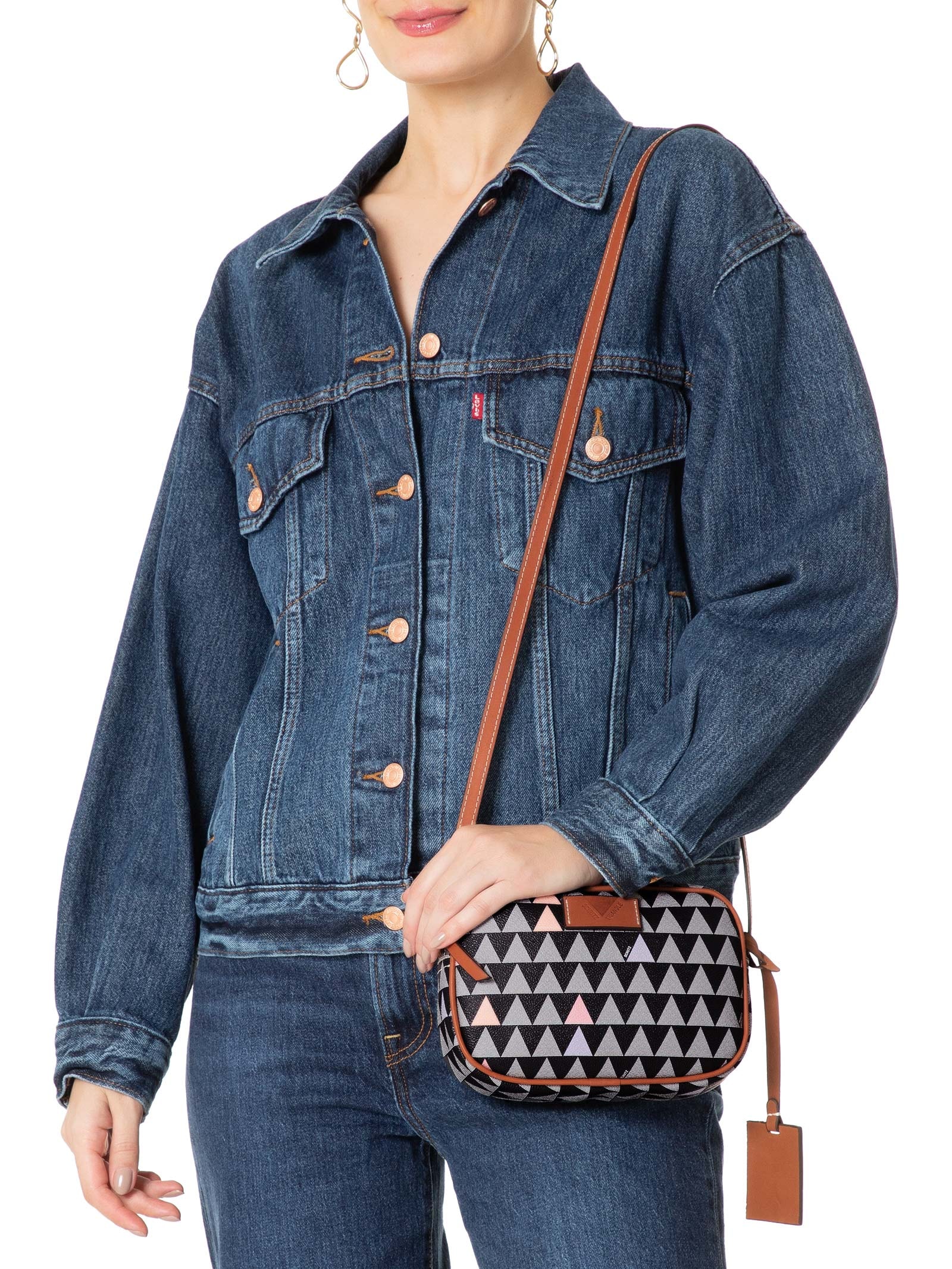 Schutz - Bolsa Feminina Tiracolo Kate New Triangle - Preto