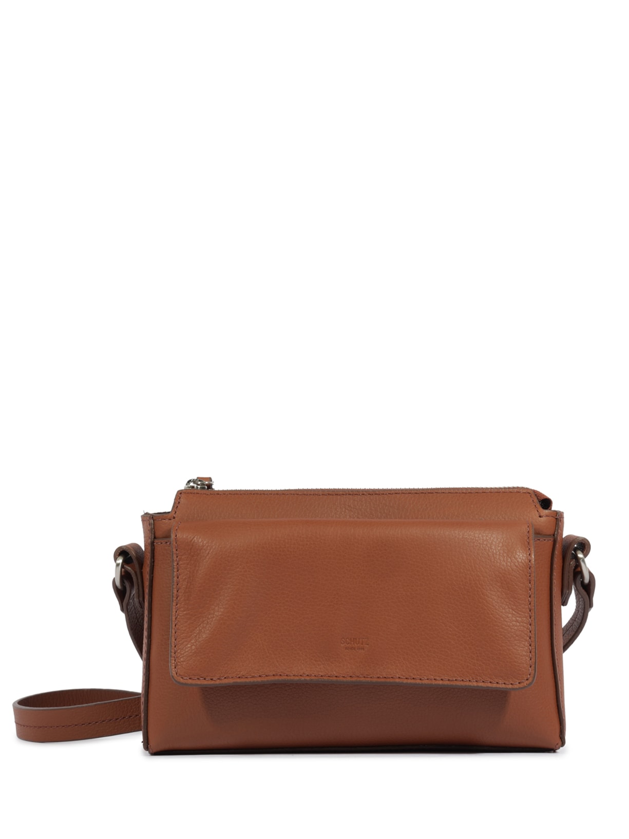 Bolsa Feminina Tiracolo Liah Couro - Marrom