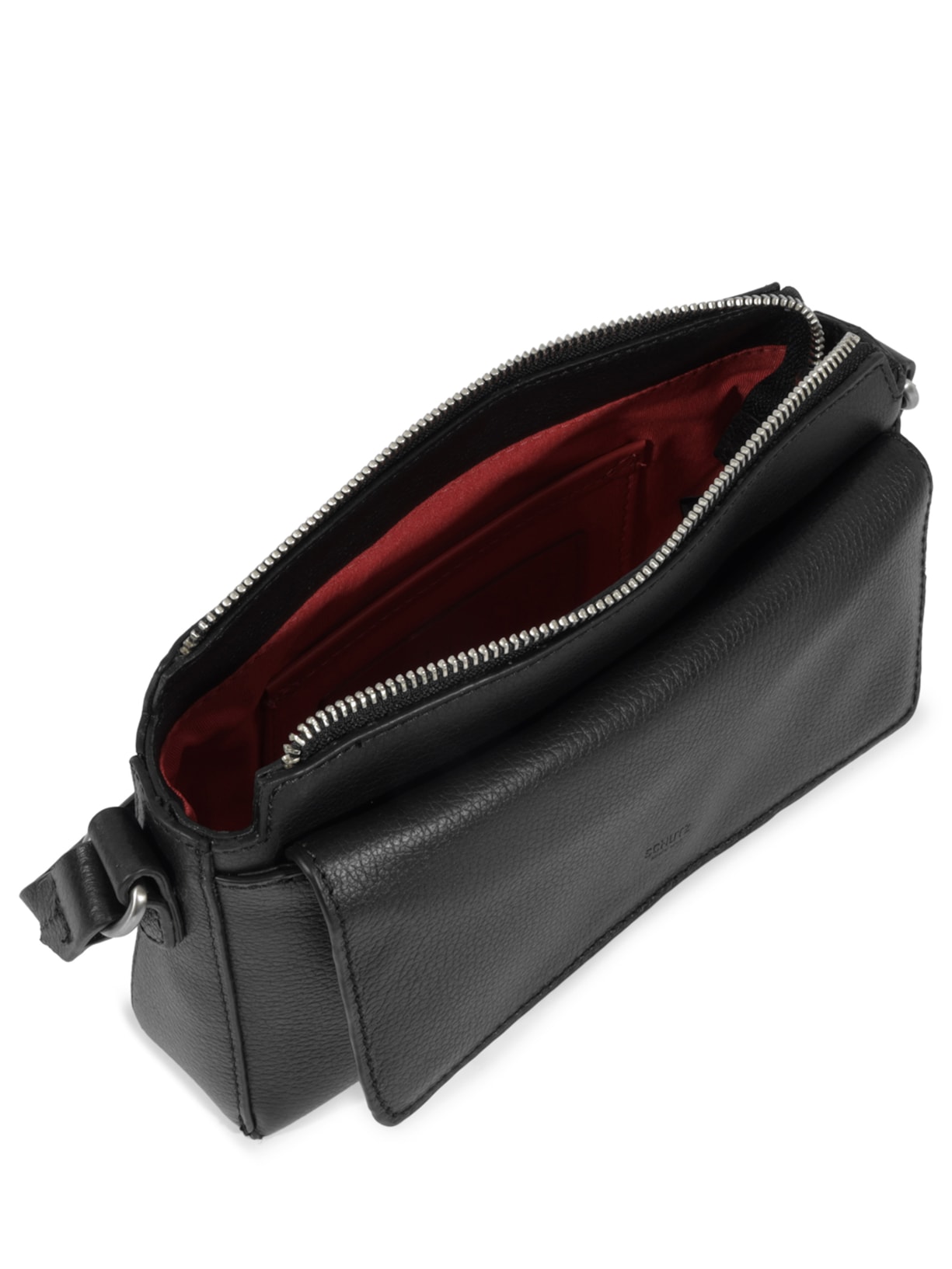 Bolsa Feminina Tiracolo Liah Couro Preto Schutz