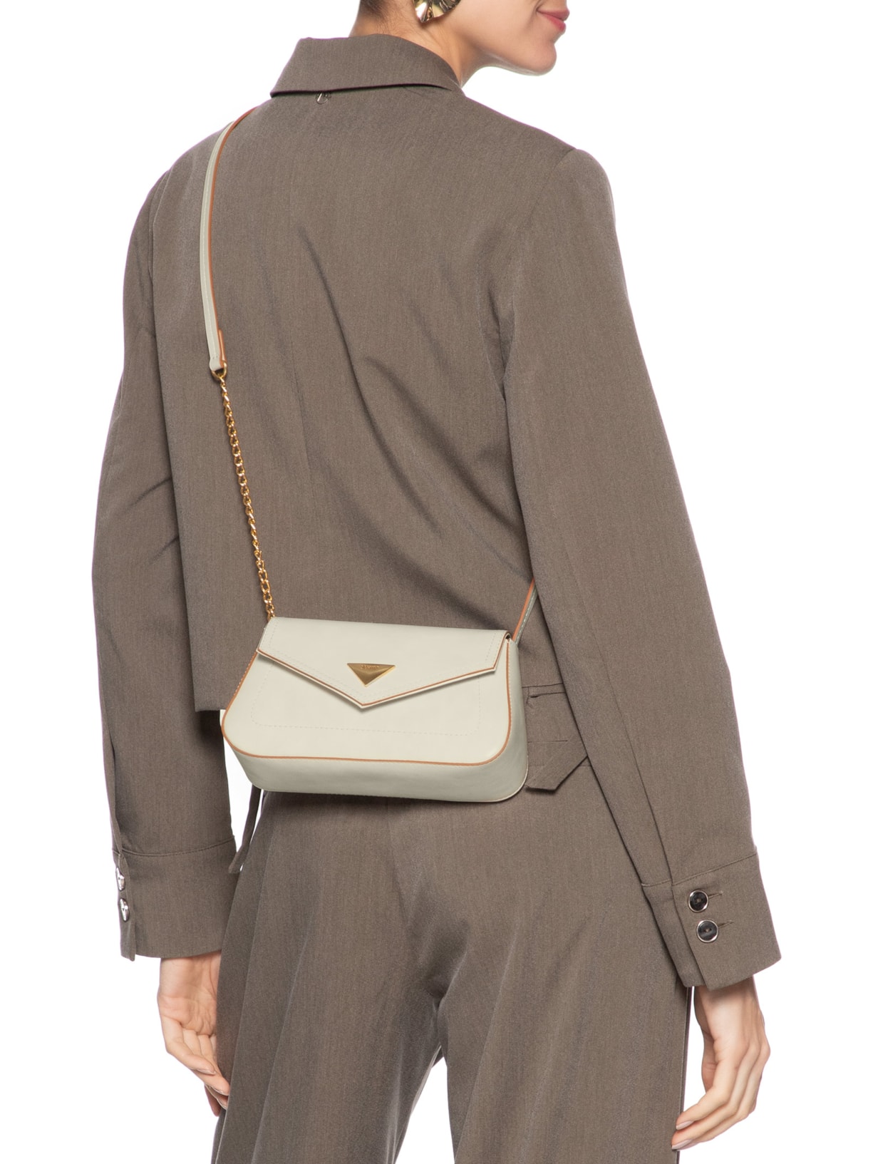 Bolsa Feminina Tiracolo Liese Pequena Branco Schutz