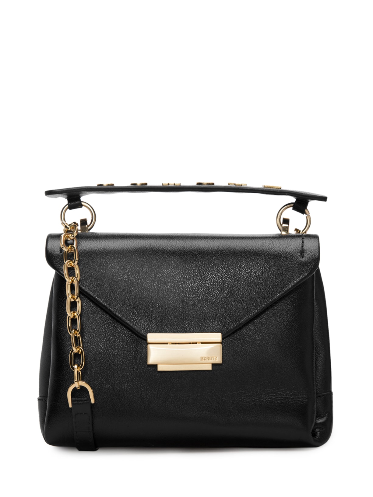 Bolsa Feminina Tiracolo Luara Couro - Preto