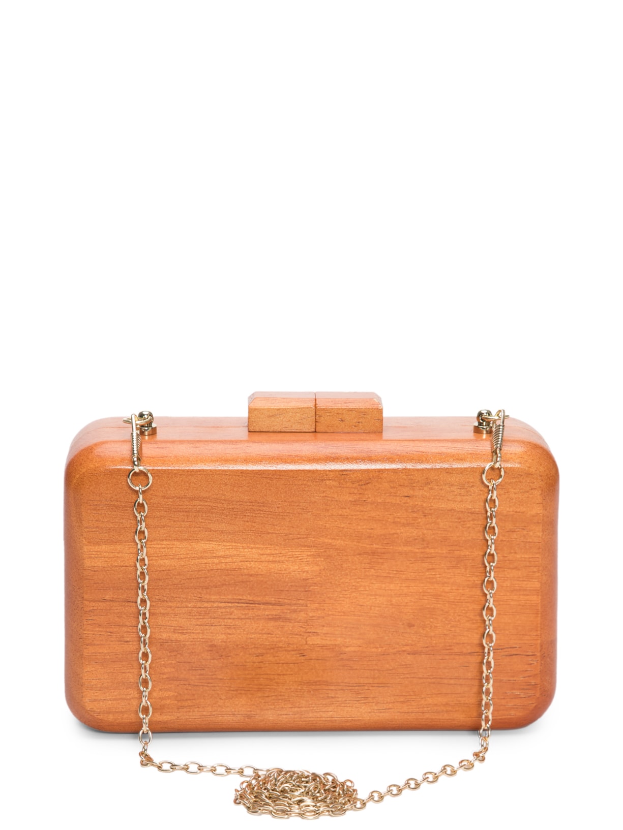 Bolsa Feminina Tiracolo Madeira - Laranja