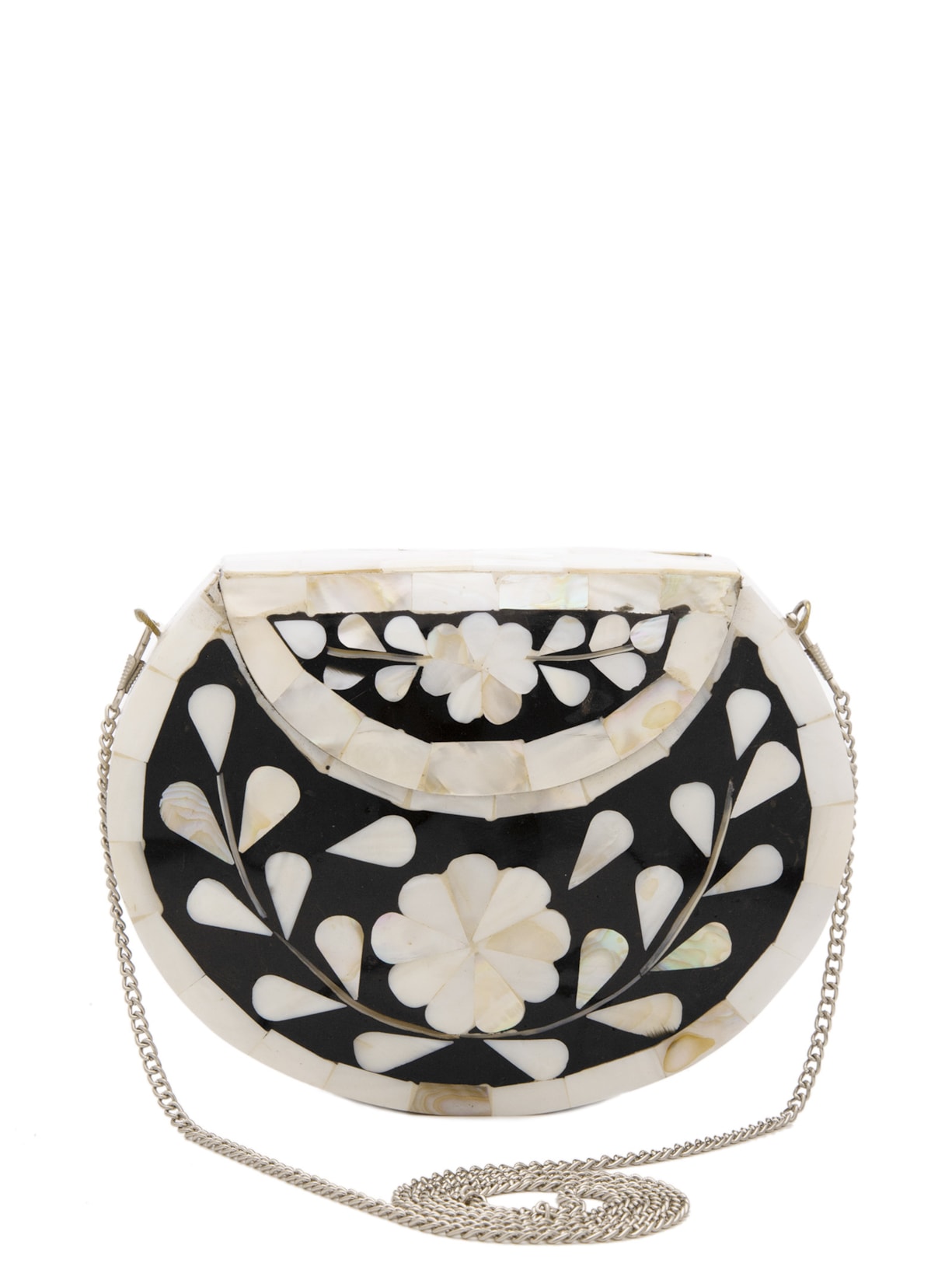 Bolsa Feminina Tiracolo Madrepérola - Preto