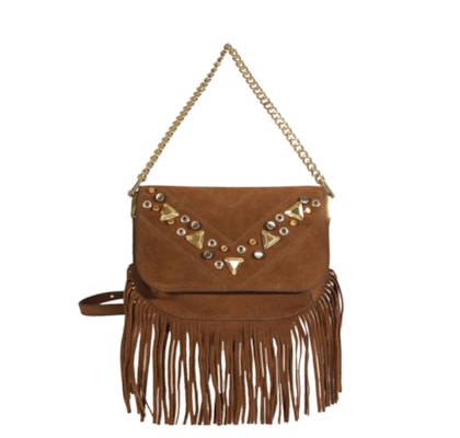 Bolsa Feminina Tiracolo Mally Pequena - Marrom