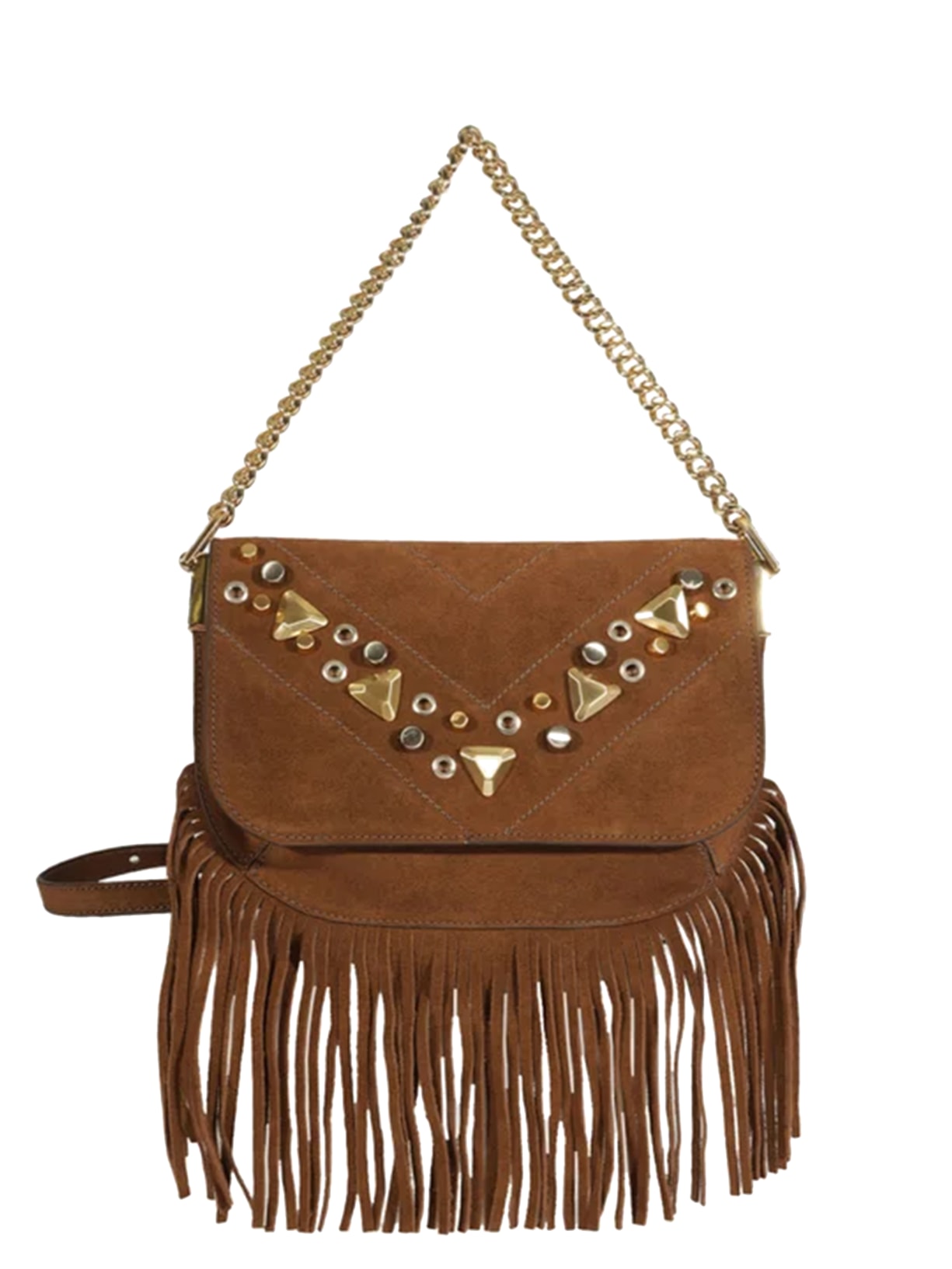 Bolsa Feminina Tiracolo Mally Pequena - Marrom