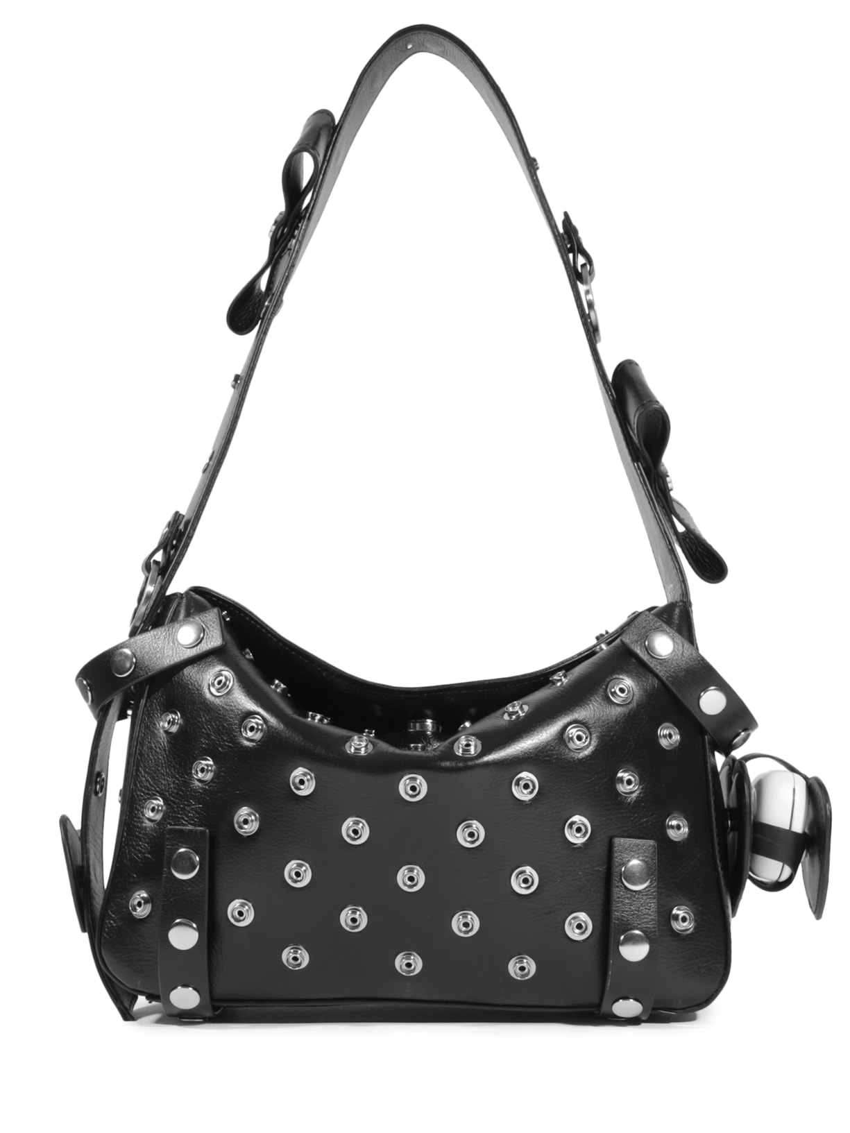 Bolsa Feminina Tiracolo Mavie Média Couro Preto Schutz