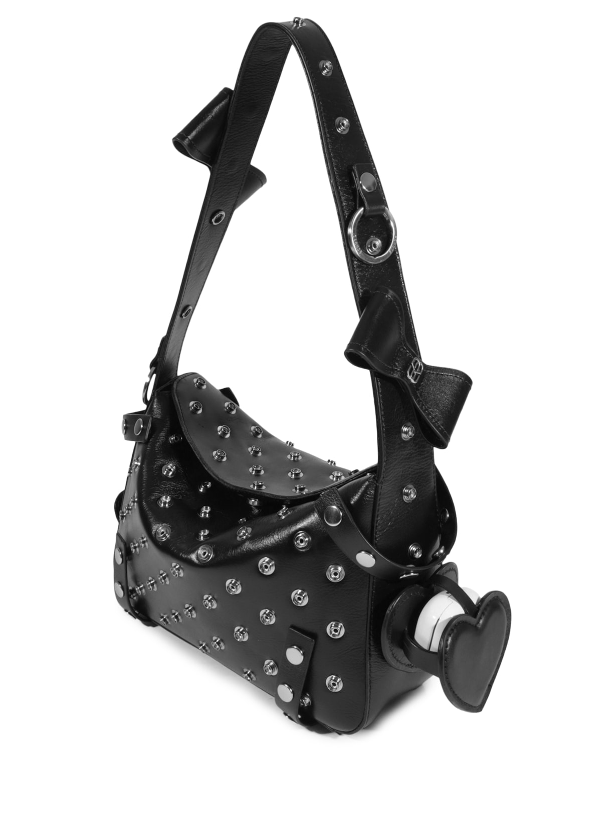 Bolsa Feminina Tiracolo Mavie Média Couro Preto Schutz