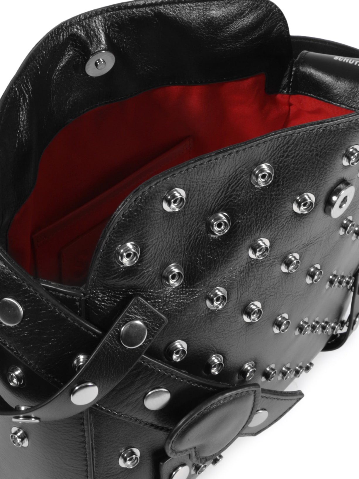 Bolsa Feminina Tiracolo Mavie Média Couro Preto Schutz