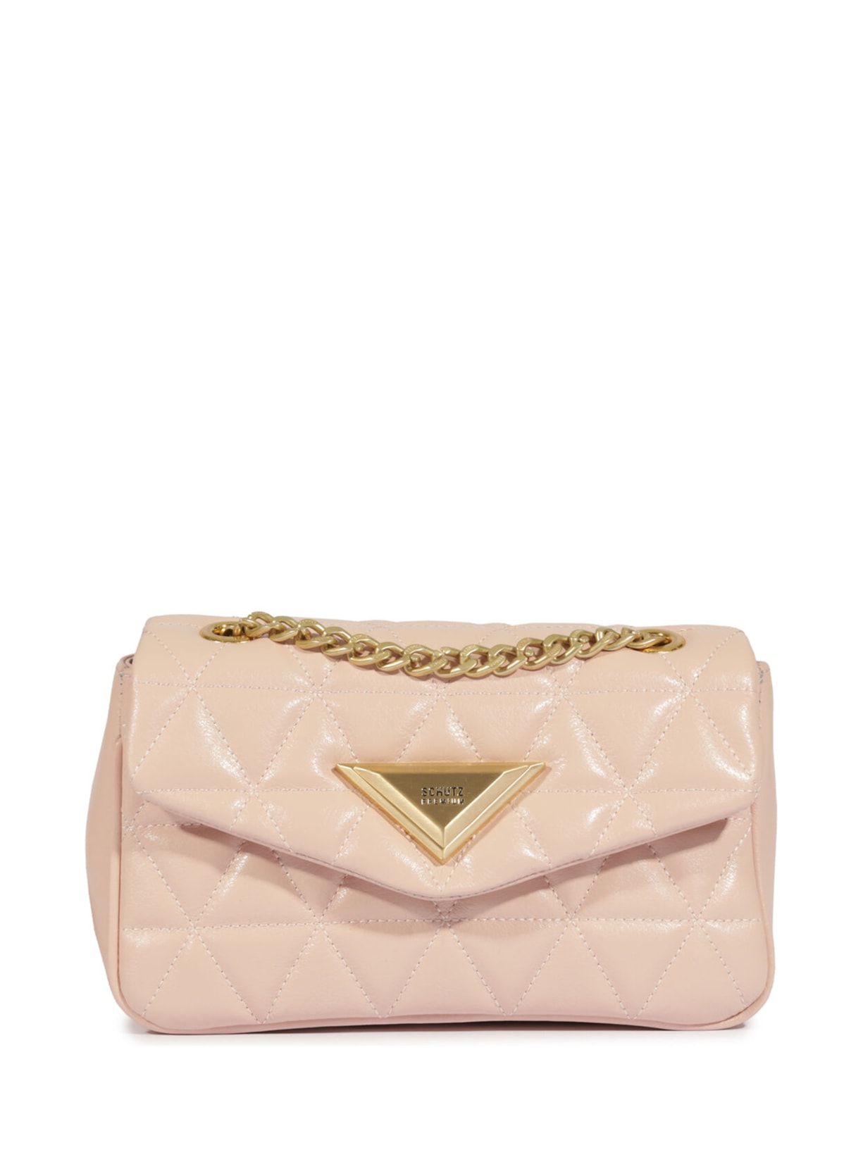 Bolsa Feminina Tiracolo Média 944 Couro - Rosa