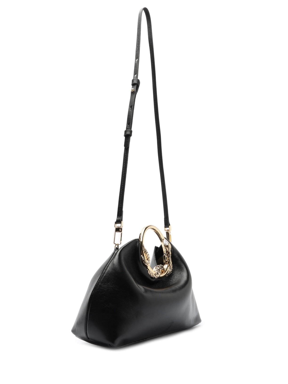 Bolsa Feminina Tiracolo Média Alça Metal Preto Arezzo