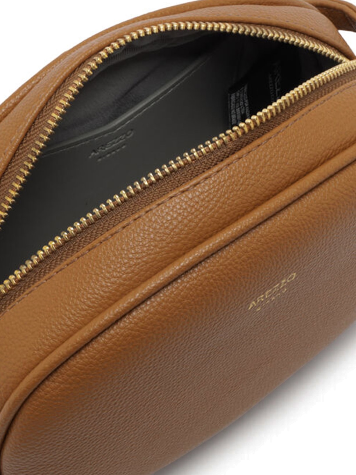 Bolsa Feminina Tiracolo Média Arredondada Barbicacho Marrom Arezzo