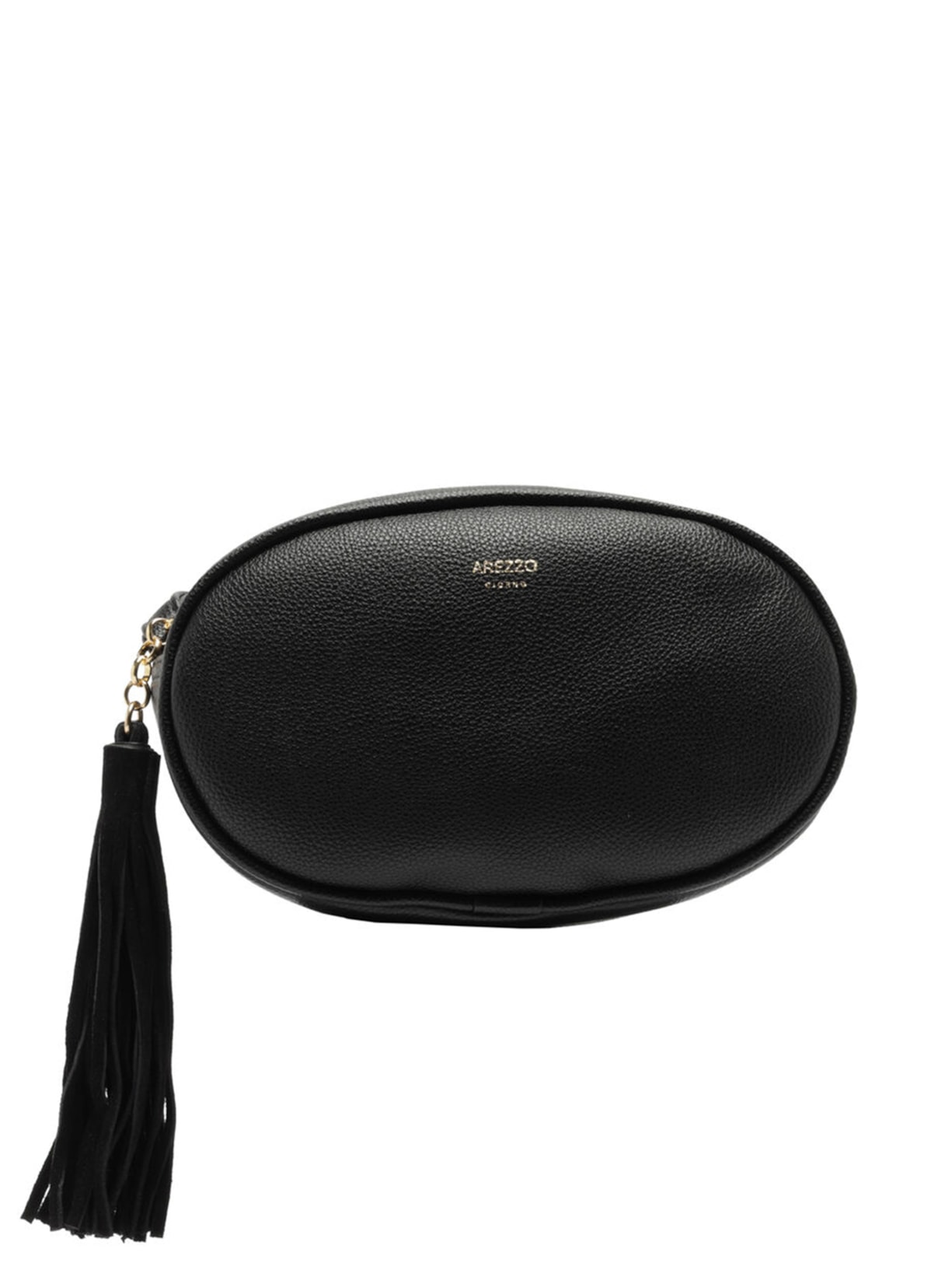 Bolsa Feminina Tiracolo Média Arredondada Barbicacho - Preto