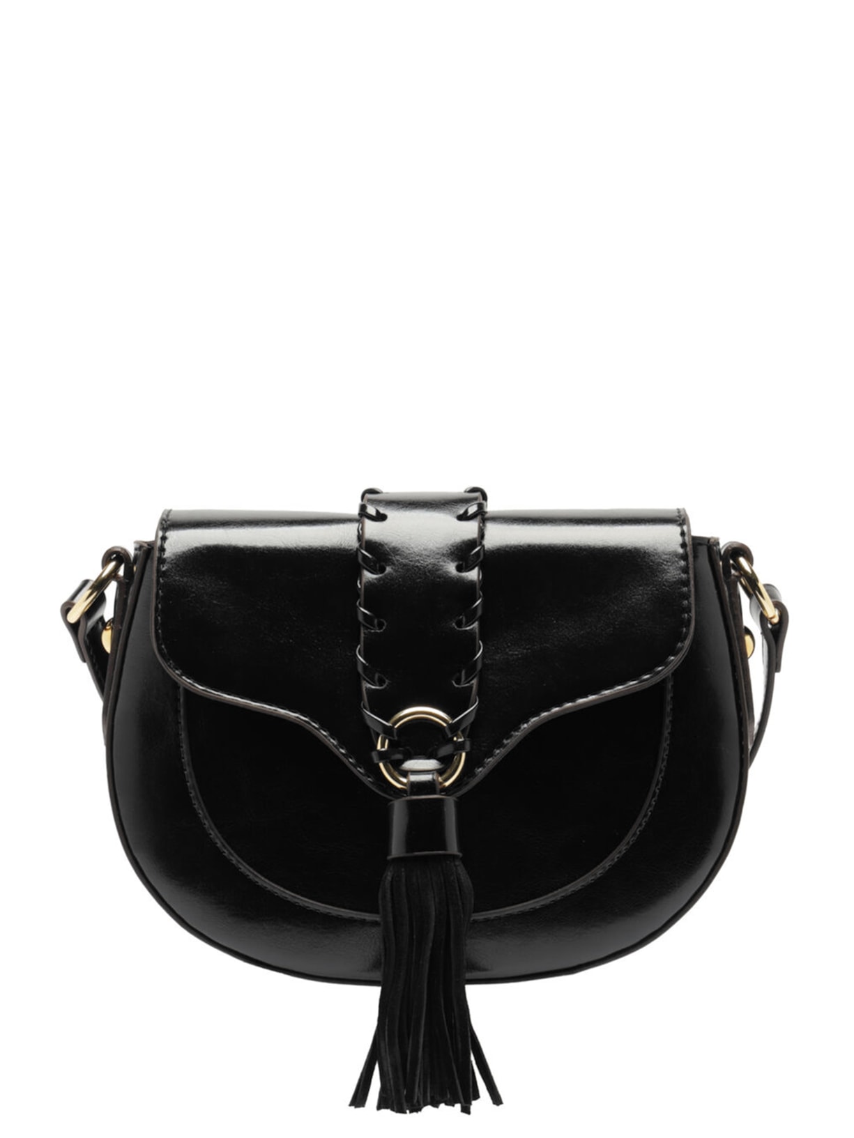 Bolsa Feminina Tiracolo Média Barbicacho - Preto