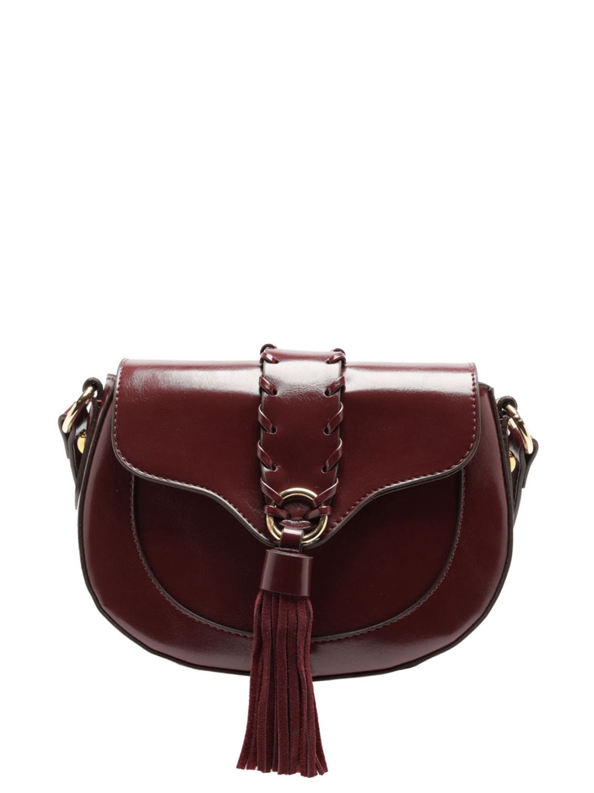 Bolsa Feminina Tiracolo Média Barbicacho - Vinho