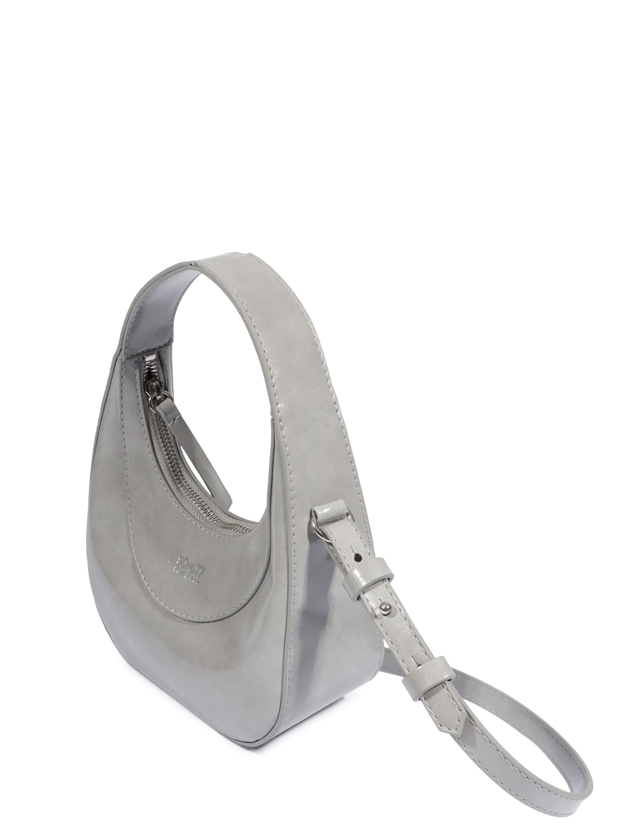 Bolsa Feminina Tiracolo Média Cinza Schutz