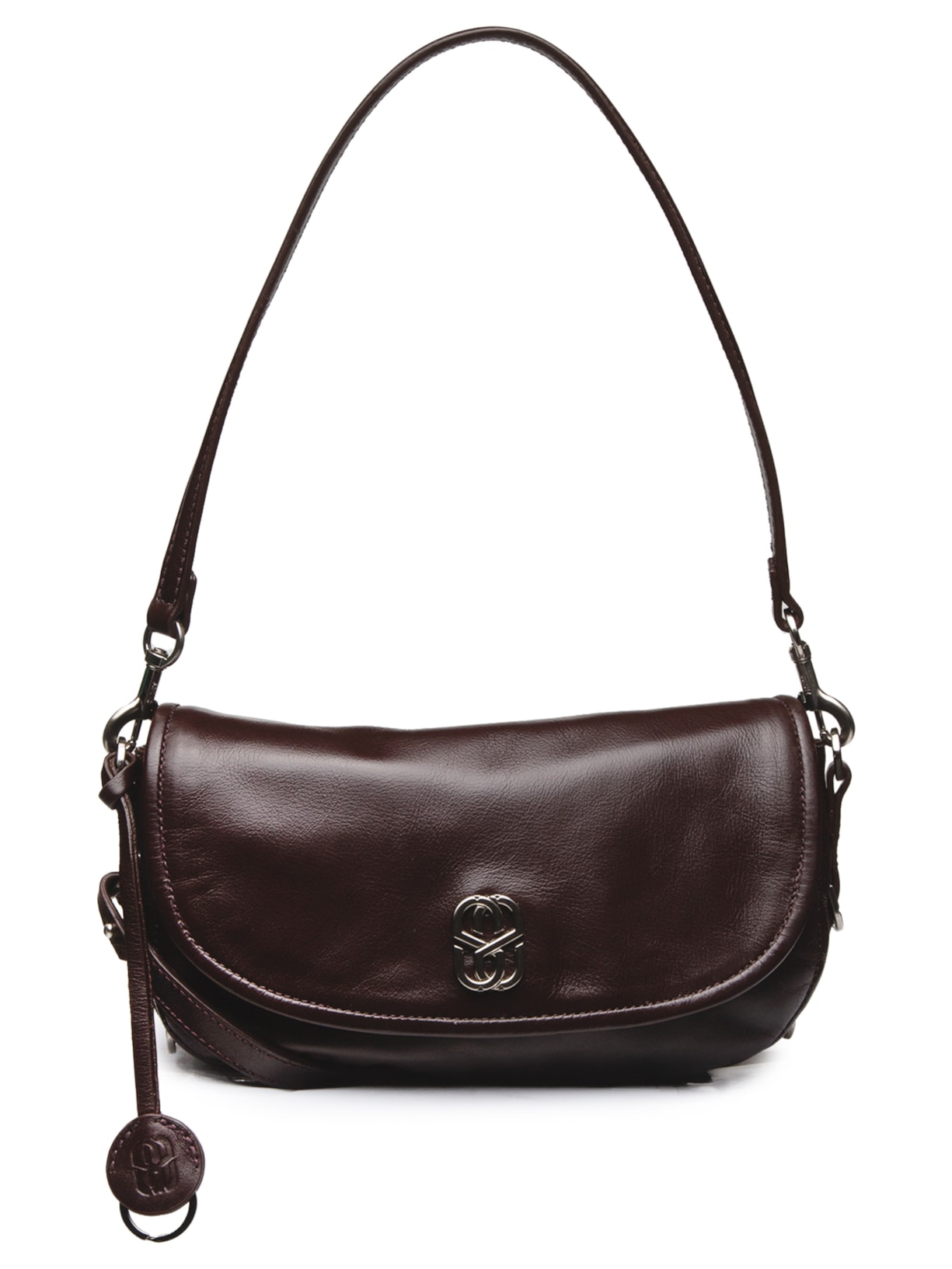 Bolsa Feminina Tiracolo Média Couro Marrom Schutz