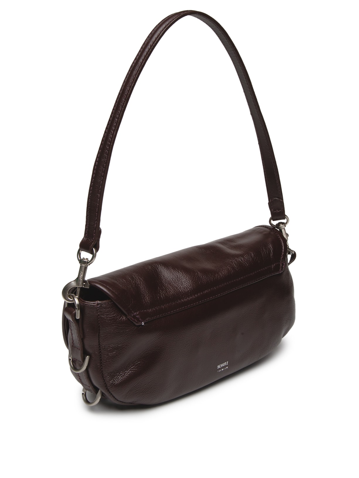 Bolsa Feminina Tiracolo Média Couro Marrom Schutz