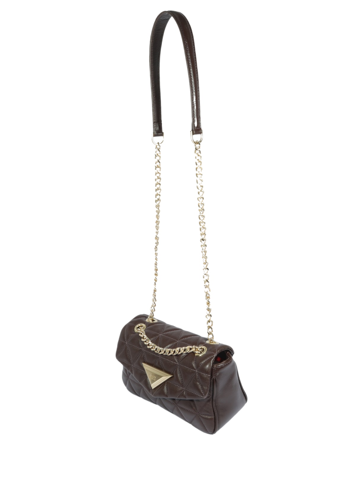 Bolsa Feminina Tiracolo Média Couro Marrom Schutz