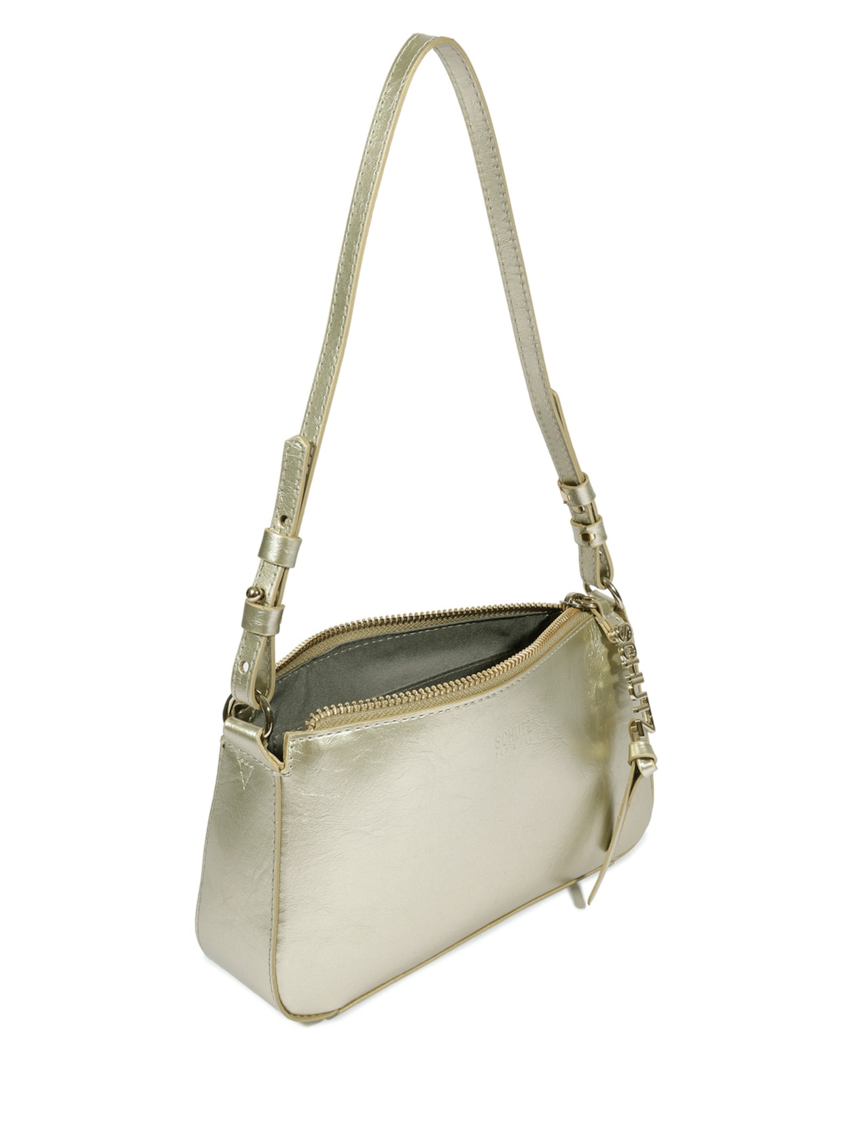Bolsa Feminina Tiracolo Média Dourado Schutz